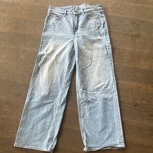 Old Navy Light Blue Flare & Wide Leg Jeans